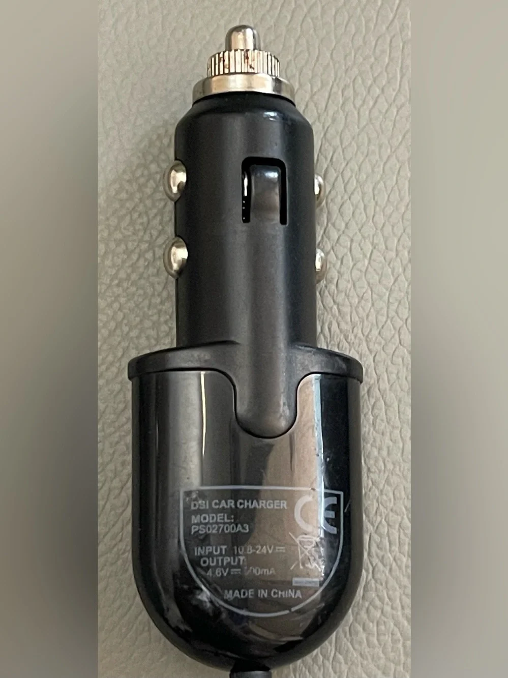 i-CON Black Nintendo DSi Car Charger, 5 ft long